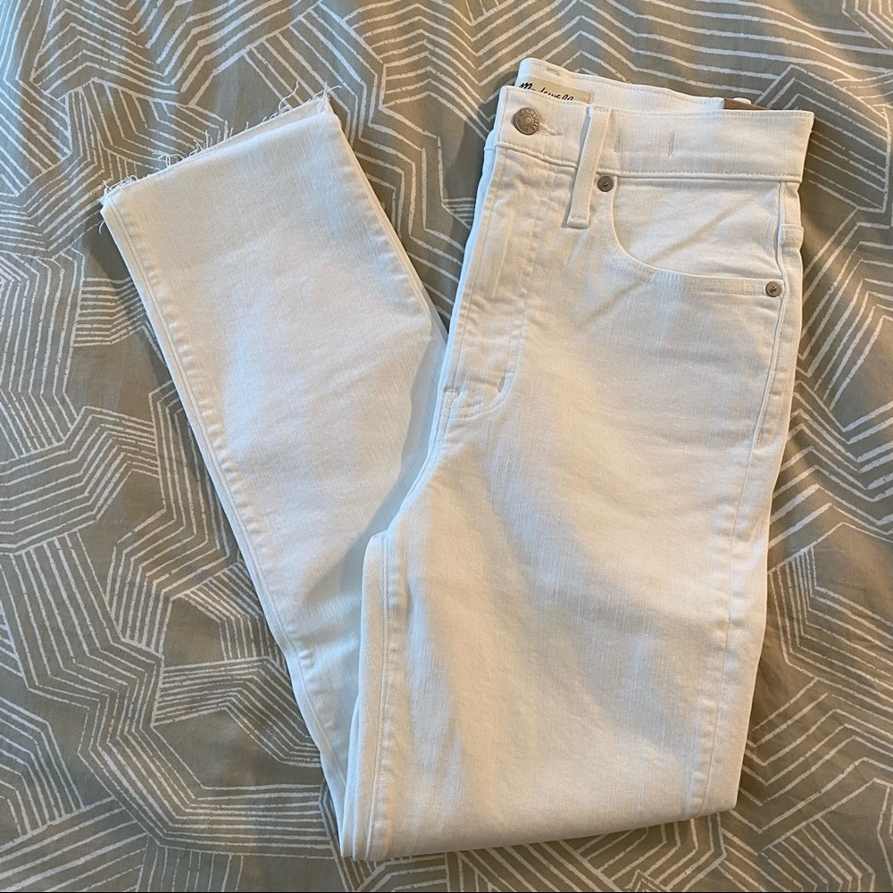 Madewell Perfect Vintage Crop - white